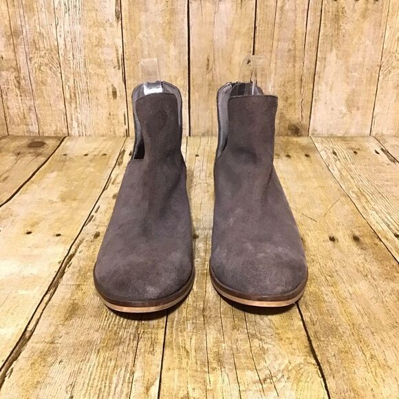 Steve Madden Gray Leather Lancaster Bootie 7M‎ - Picture 2 of 8